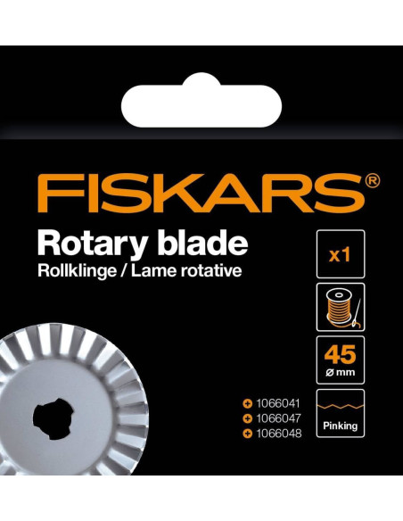 Lâmina rotativa Fiskars ziguezague Ø45 mm