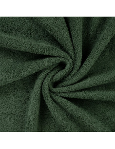 Tecido felpudo - Verde floresta