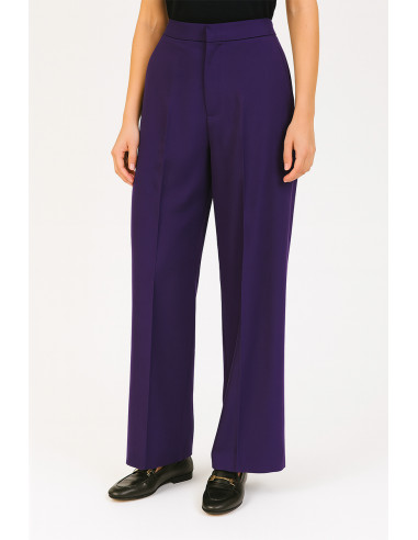 Tecido sarja de viscose - Roxo