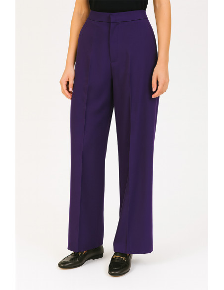 Tecido sarja de viscose - Roxo