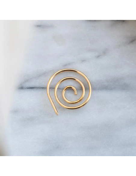 Espiral para parar malhas de tricô - Dourado