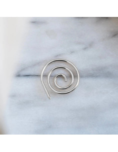 Espiral para parar malhas de tricô - Prata 2