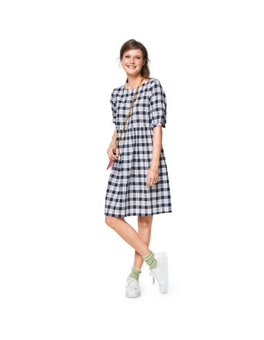 Molde de vestido - Burda 6401