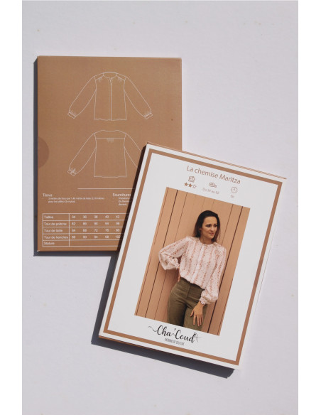 Padrão de camisa Maritza - Cha´ Coud