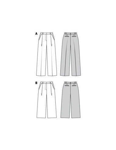 Molde de calça - Burda 6436