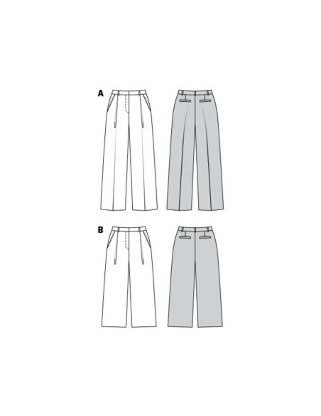 Molde de calça - Burda 6436
