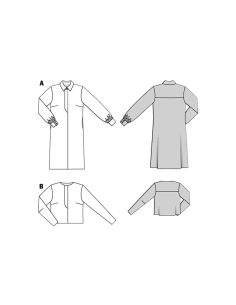 Molde de vestido e blusa - Burda 5678 2
