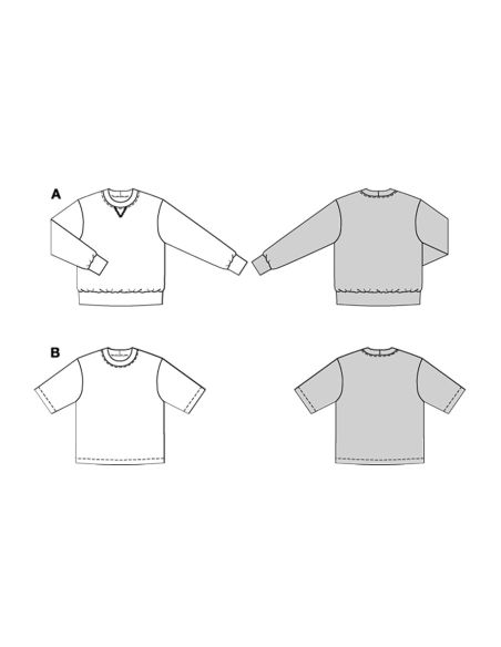 Molde de T-shirt - Burda 5682