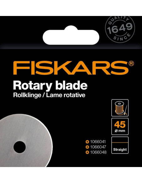 Lâmina rotativa Fiskars Ø45 mm