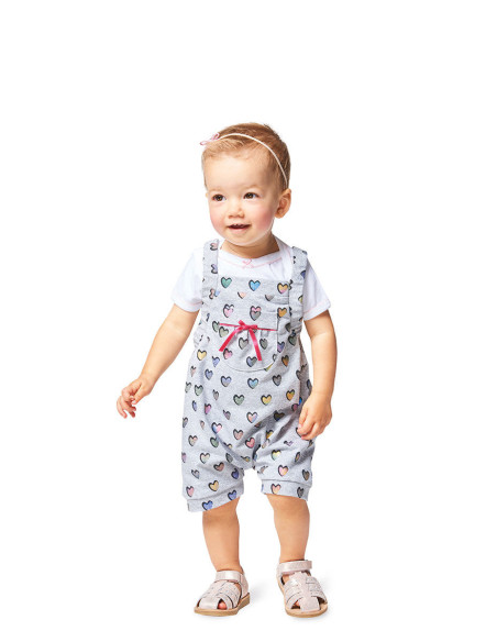 Molde de macacão - Burda 9337