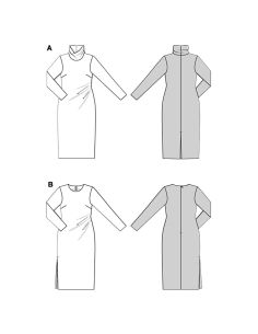 Molde de vestido - Burda 5684 2