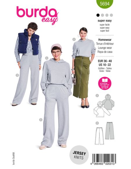 Molde de sweatshirt - Burda 5694