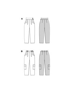 Molde de calça - Burda 5699 2