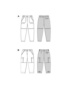 Molde de calça - Burda 5703 2
