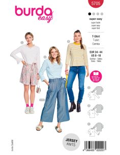 Molde de T-shirt - Burda 5705