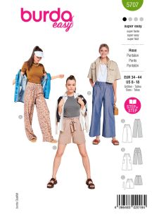Molde de calça - Burda 5707