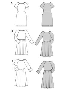 Molde de vestido - Burda 5708 2