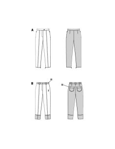 Molde de calça - Burda 5712 2