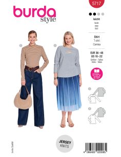 Molde de T-shirt - Burda 5717