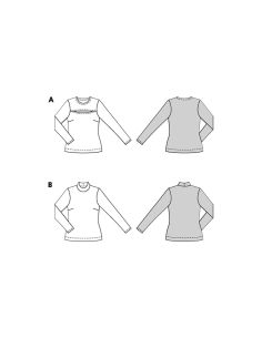 Molde de T-shirt - Burda 5717 2