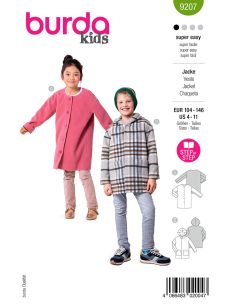 Molde de casaco - Burda 9207