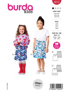 Molde de saias - Burda 9210