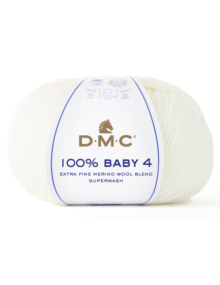 Lã 100% Baby 4 DMC