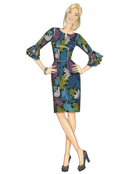 Molde de vestido - Butterick 6515