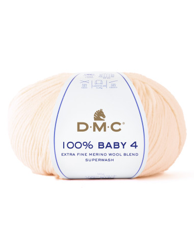Lã 100% Baby 4 DMC