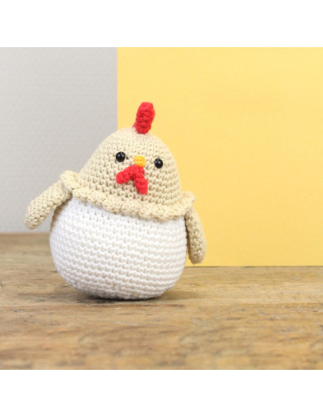 Kit de crochê - Tina a galinha