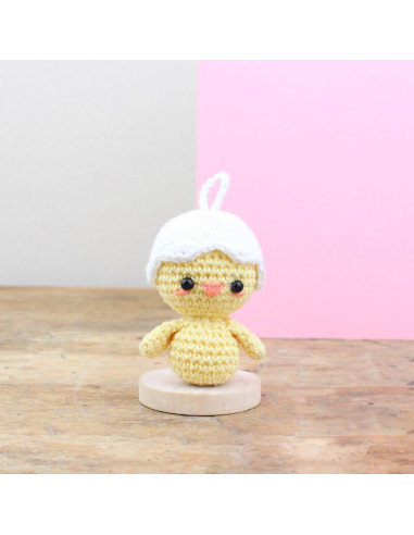 Kit de crochê - Mini pintinho