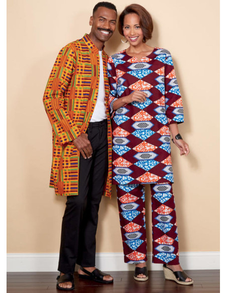 Molde de casaco, túnica e calças - Butterick 6534