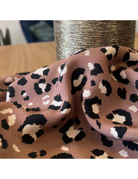 Tecido popeline de viscose Mocha - My Dress Made