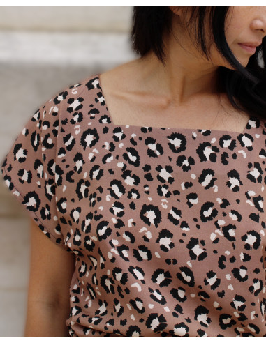 Tecido popeline de viscose Mocha - My Dress Made