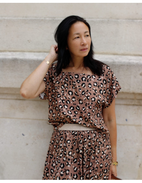 Tecido popeline de viscose Mocha - My Dress Made