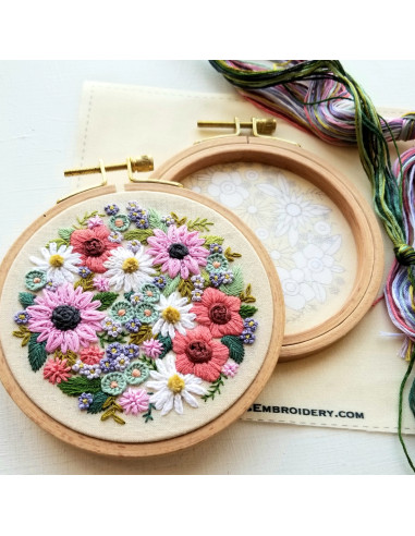 Kit broderie - Wildflower Sampler