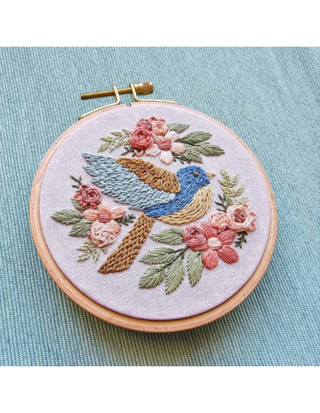 Kit de bordado - Bluebird Sampler