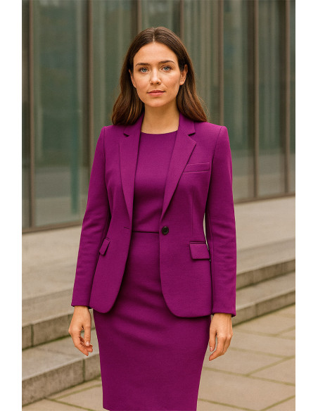 Tecido jersey milano viscose - Ameixa