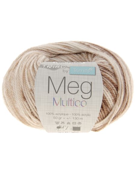 Fio para tricotar Meg Multico