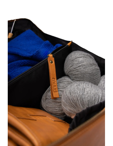 Bolsa a tiracolo Muud Cleo midi - Whisky
