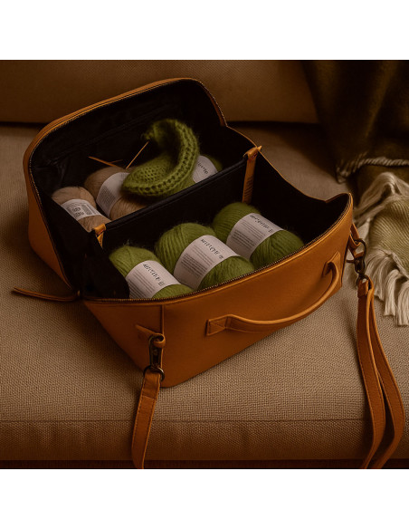 Bolsa a tiracolo Muud Cleo midi - Whisky