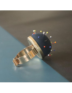 Pulseira porta-alfinetes Bohin - Preto 2