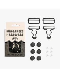 Kit de ferragens para jardineiras - Preto fosco