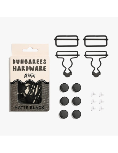Kit de ferragens para jardineiras - Preto fosco
