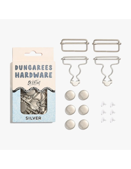Kit de ferragens para jardineiras - Prata