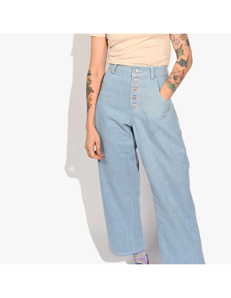 Kit de botões jeans e rebites - Prata