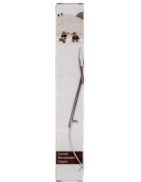 Tesoura pinça ponta curva microdentada 12 cm Apliquick