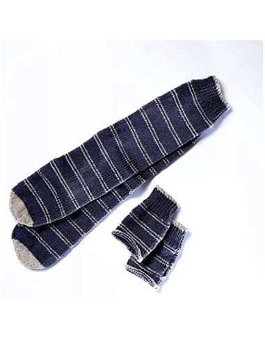 Kit de tricô Harry Potter – Meias e Luvas Lufa-Lufa