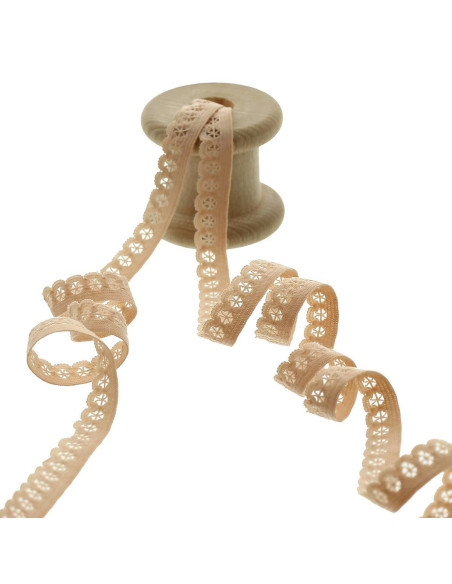 Calcinha de lingerie elástica - Bege