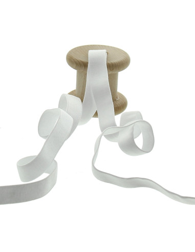 Elástico de alça de sutiã 10 mm - Branco